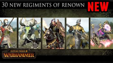 30 New Regiments of Renown for WARHAMMER .
